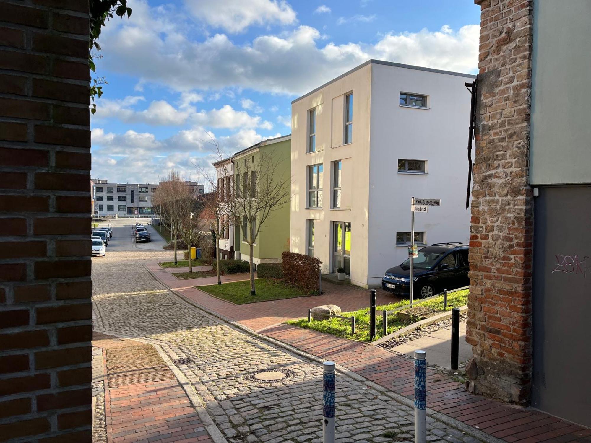 Ferienwohnung An Der Historischen Stadtmauer Rostock Exteriör bild