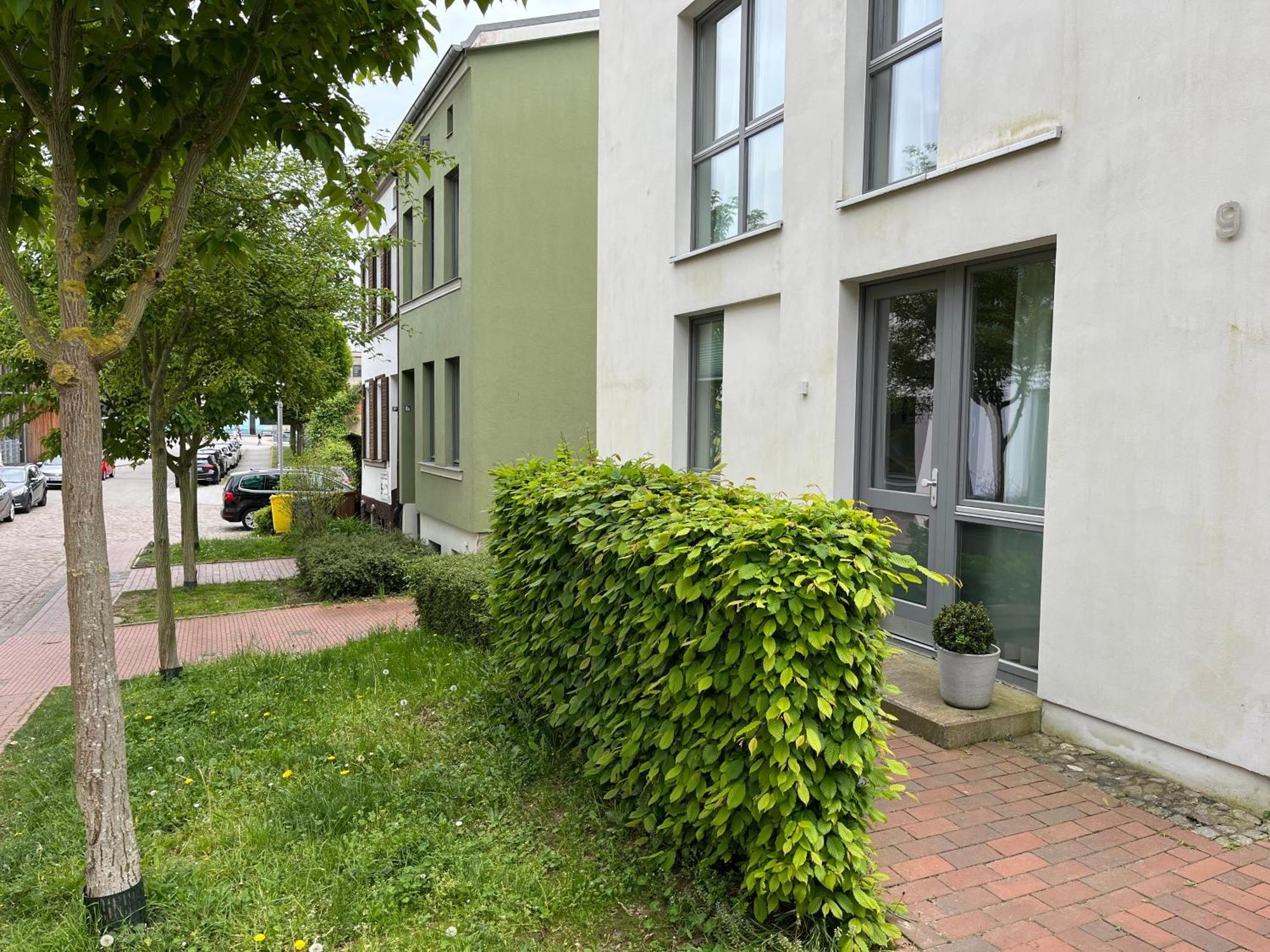 Ferienwohnung An Der Historischen Stadtmauer Rostock Exteriör bild